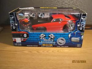 1/18 '70 PLYMOUTH "CUDA KIT , IN ORANGE , BY FUNLINE "MUSCLE MACHINES" #71195 - Picture 1 of 13