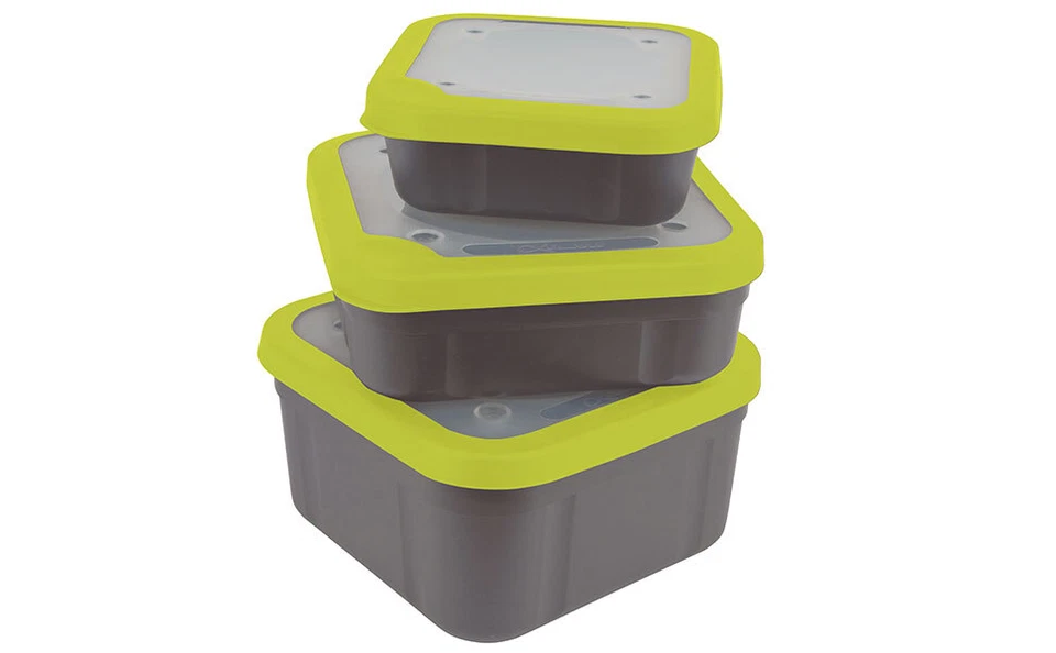 Fox Matrix Bait Box 3,3pt 1,88l grey/lime mit Löcher - Bild 1 von 1