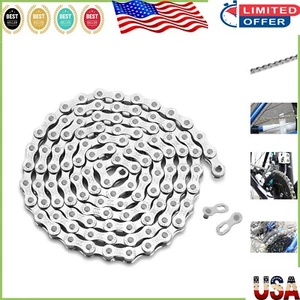 Corrosion-Resistant 116 Links 6/7/8 Speed Bike Chain – Lightweight and Strong - Picture 1 of 9