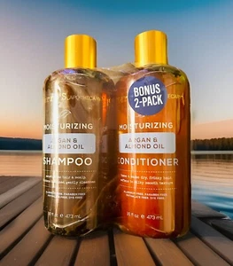 Pierre's Apothecary Moisturizing Shampoo & Conditioner w/ Argan & Almond Oil - Picture 1 of 1