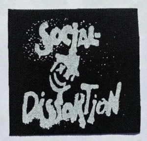 Social Distortion Cloth Patch Sew On Badge Punk Rock Approx 4" X 4" (CP92) - Picture 1 of 1