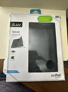Iluv iCC845BLK Epicarp Housse Slim pour IPAD 3/2 Noir - Neuf - Photo 1 sur 9