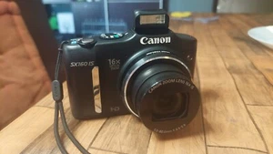 Canon PowerShot SX160 IS 16.0MP Digital Camera - New, Black - Picture 1 of 3