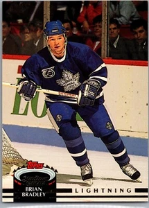 1992-93 Topps Stadium Club Hockey - #163 Brian Bradley - Picture 1 of 2