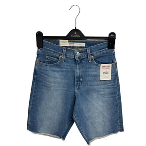 Levi's Strauss Siganture Boys Jean Bermuda shorts high Rise size W25 - Picture 1 of 6