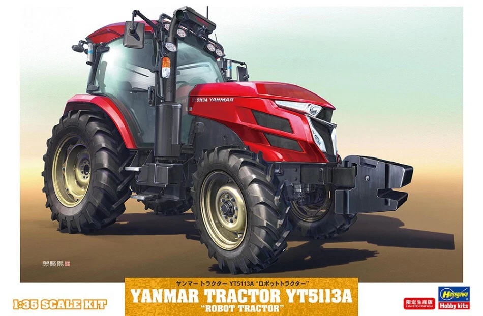 Hasegawa YANMAR TRACTOR YT5113A ROBOT TRACTOR KIT 1:35 - Immagine 1 di 1