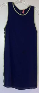 Eight Sixty Size M Navy Dress W Lime Green Lining. Womans  - Picture 1 of 2