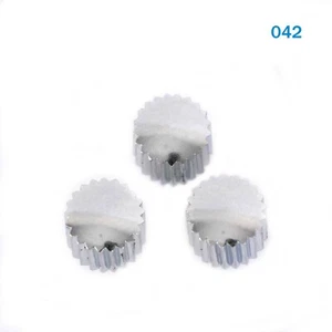 Three Pieces Swiss Watch Crown Silver #042# - Bild 1 von 5