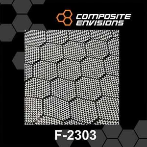Tela híbrida de fibra de carbono/Innegra panal 3k 5,19 oz/176gsm-muestra - Imagen 1 de 1