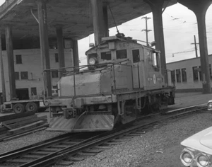 BC Hydro Co Railroad 960 Electric Vancouver BC 7-70 Negativ 1018 - Bild 1 von 1