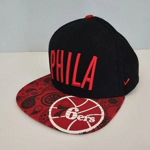 Philadelphia 76ers "ZEPHYR" THE Z Hat Cap / Black & Red Adjustable Snapback Back - Picture 1 of 12