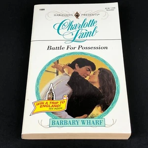 Battle for Possession book by Charlotte Lamb Romance Harlequin Presents #1509 - Picture 1 of 9