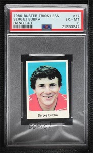 1985-86 Triss I Ess Buster Sergei Bubka Sergey Bubka #77 PSA 6