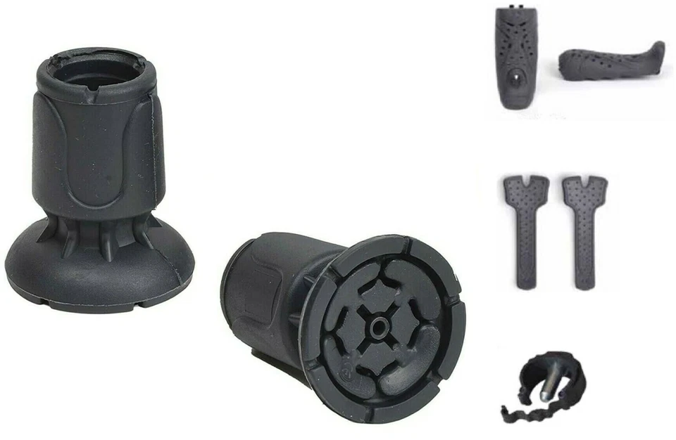 ANTAR FDI Ricambi Stampelle Imbottitura Maniglia Capsula Stampella Clip di Fissaggio Capsula Bastone