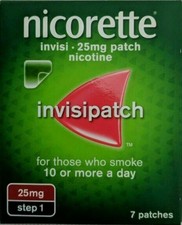 Nicorette Invisi Patch Nicotin Parches AntiSmoking Dejar de fumar 15 mg / 25 mg