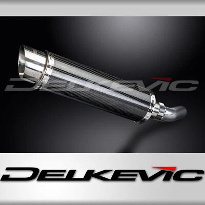 Kit silenciador escape carbono redondo Kawasaki ZX-10R Ninja 2008-2010 Slip On 14" Foto 1 de 4