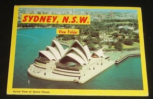 1970s VINTAGE SYDNEY NSW VIEW FOLDER FOLD OUT POSTCARD - Bild 1 von 4