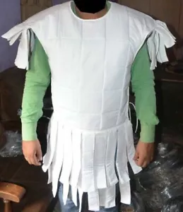 Medieval Split Costume - Sleeveless Roman Subarmalis Thick Padded Renaissance - Picture 1 of 6