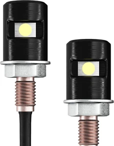 License Plate Light — License Tag Screw Bolt Lamp — 12V Waterproof LED 6500K Coo - Picture 1 of 9