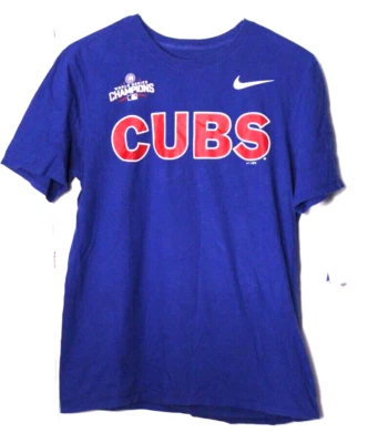 GILDAN CHICAGO CUBS команды состав и флаги футболка мужская 2 X синий 100% хлопок - Изображение 1 из 4