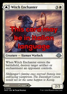 MTG WITCH ENCHANTER EXC - STREGA INCANTATRICE 239 - MH3 - MAGIC - Foto 1 di 1