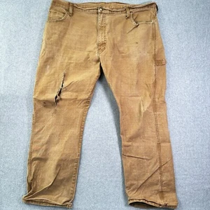 Dickies Carpenter Hose Braun Herren 40X30 Gerades Bein Used Taschen - Bild 1 von 14