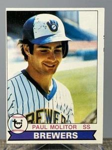 1979 Topps #24 Paul Molitor Milwaukee Brewers HOF - Picture 1 of 3
