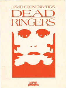 David Cronenberg DEAD RINGERS Kit de prensa original para el lanzamiento de video #154971 - Imagen 1 de 1