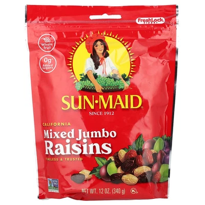 California Mixed Jumbo Raisins, 12 oz (340 g) - Image 1 of 2