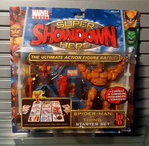 Spiderman Fantastic 4 Thing Marvel Comic Universe Showdown 3.75" toy figure set - Picture 1 of 3