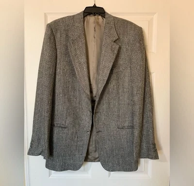 Chaqueta Blazer Vintage Para Hombre Valentino UOMO Lana Virgen y Cachemira a Cuadros Tweed Foto 1 de 4