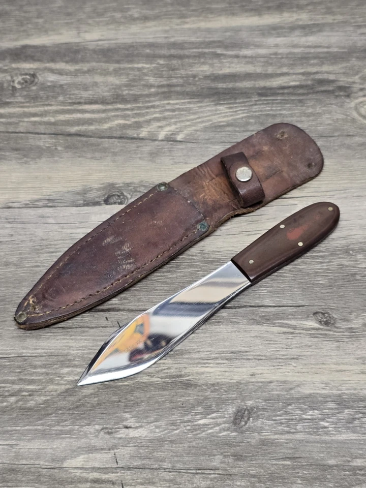 Vintage CASE XX Throwing Knife & Sheath  - Image 1 of 4