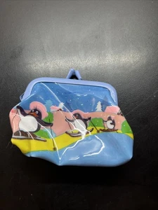 Portamonete vintage anni 80 Kiss Lock giocattolo retrò Hong Kong Pingu? Pinguino W17 - Foto 1 di 5
