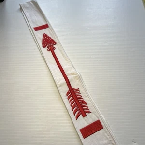 BSA Order of the Arrow Brotherhood Sash Embroidery 55" Long missing snap AS-227 - Picture 1 of 10