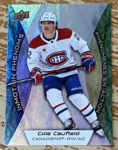 2024-25 Upper Deck Tim Hortons Cole Caufield Inmotion Phenoms Insert Card!! - Picture 1 of 2