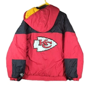 Vintage Kansas City Chiefs Starter Pullover Puffer Jacke Gr. XL  - Bild 1 von 13