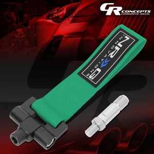 NRG FOR 09-13 HONDA FIT FRONT/REAR TOWING TOW HOOK STRAP BELT ADAPTER TOW-131GN - Picture 1 of 6