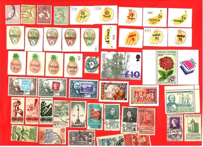 Estampillas e ilustraciones de todo el mundo usadas y como nuevas con TONGA, ALEMANIA MNH, EXPO DE MÉXICO😊 Foto 1 de 4