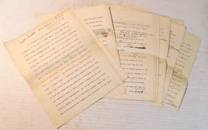 ORIG. TYPED MANUSCRIPT: EGYPTIAN IRRIGATION - OLD METHODS & RECENT IMPROVEMENTS - Picture 1 of 11
