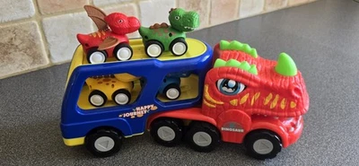 ENJSD Dinosaur Truck Toys with Roar Sound & Lights - Image 1 of 4