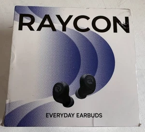 Raycon Everyday Earbuds (E25) Wireless Bluetooth Earphones – 2024 Black w/ Case - Picture 1 of 3