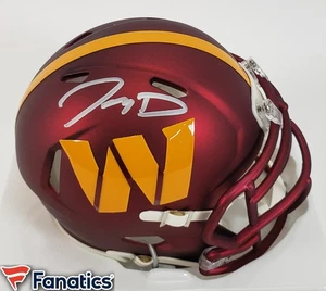 Von Jayden Daniels signierter Washington Commanders Speed Mini Helm (LÜFTER) - Bild 1 von 1