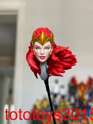 Cabeza esculpida de mujer Mera Queen 1:6 1:12 1:18 para figura de acción de 12"" 6"" 3,75"" Foto 1 de 4