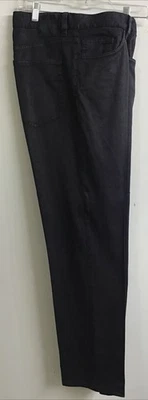 Zegna Men’s Navy 5 Pocket Jean Linen Cotton+ Elastin Tapered Leg Size 35slim Fit - Image 1 of 4