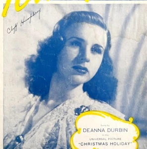 Irving Berlin Always Sheet Music 1925 Christmas Holiday Deanna Durbin DWU4 - Picture 1 of 2