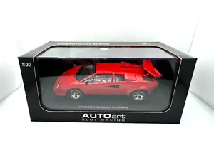 AUTOART LAMBORGHINI COUNTACH 5000 S RED 1:32 SLOT CAR / NEW BOXED / FREE POSTAGE - Picture 1 of 10