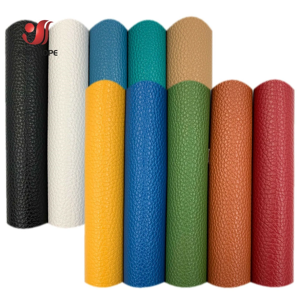 Litchi PU Faux Leatherette Sewing Fabric Synthetic DIY Craft Bow Earring Making - Image 1 of 4