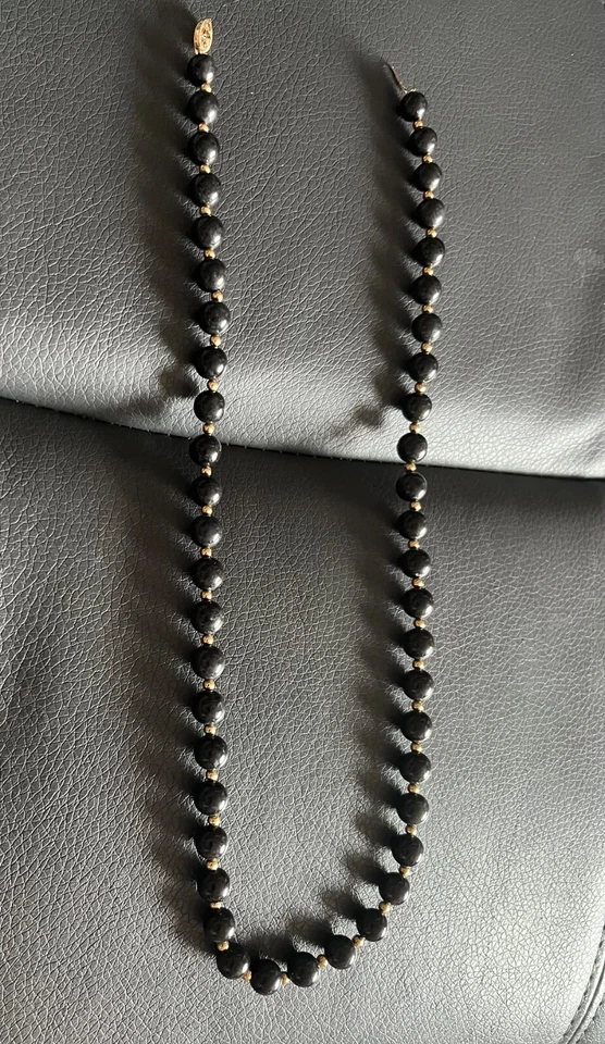 Edelsteine des Orients QVC 14k Gold Jade Halskette - Bild 1 von 4