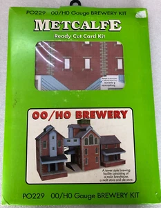 RARE METCALFE OO/HO GAUGE READY CUT CARD KIT PO229 BREWERY BUILDINGS - Picture 1 of 2