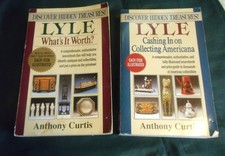 Lot of 2 Discover Hidden Treasures Collector Books. LYLE What's It Worth Plus 1
